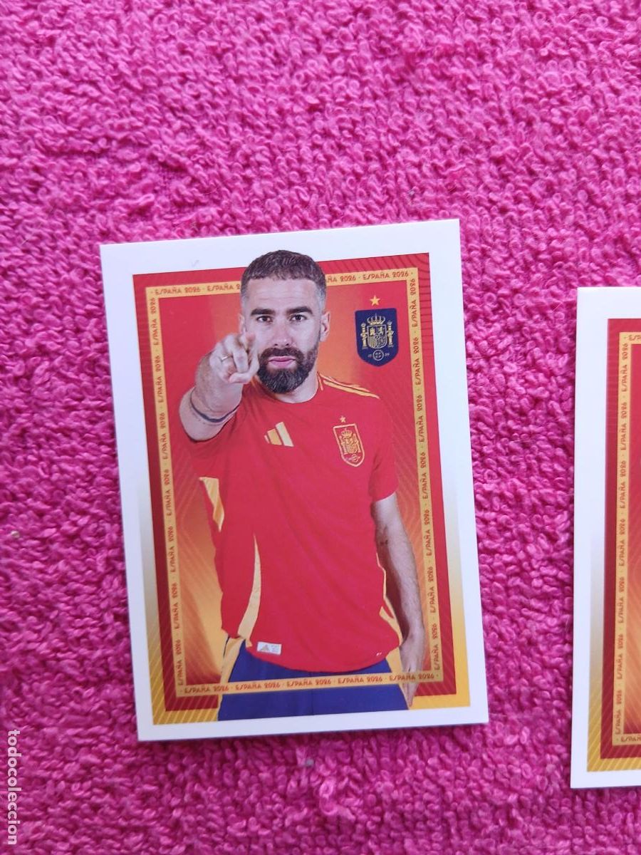 Cromos de f&uacute;tbol: espa&ntilde;a 2026 15 catvajal selecci&oacute;n espa&ntilde;ola panini carrefour family mundial de futbol