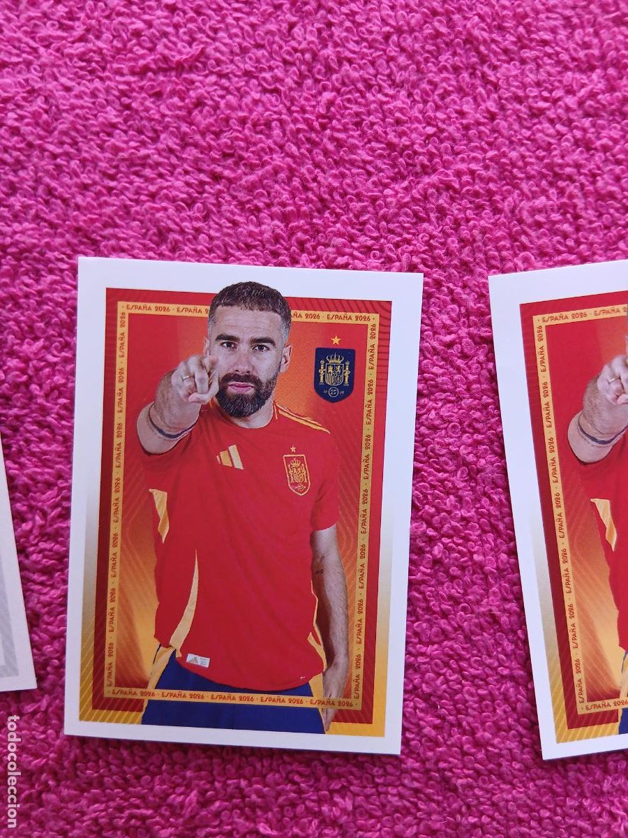 Cromos de f&uacute;tbol: espa&ntilde;a 2026 15 catvajal selecci&oacute;n espa&ntilde;ola panini carrefour family mundial de futbol