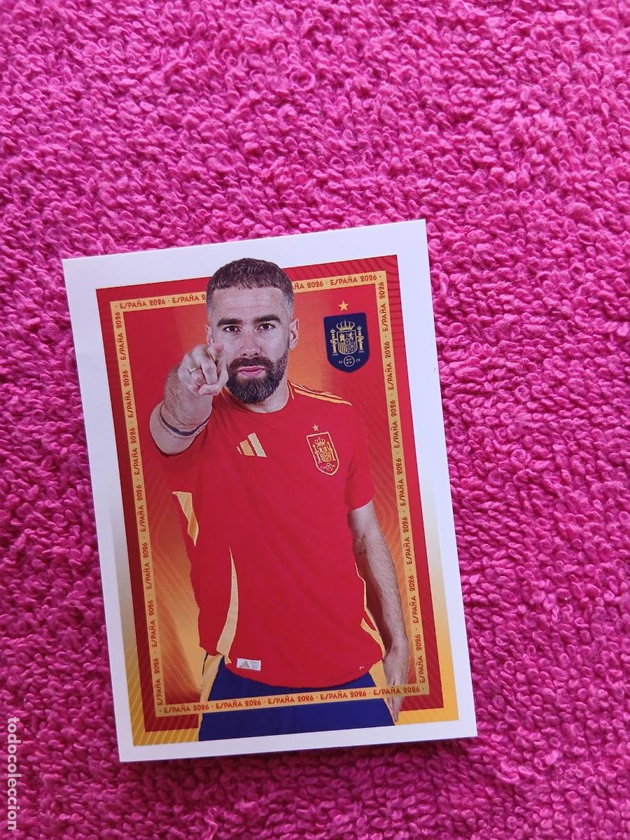 Fu&szlig;ball-Sticker: espa&ntilde;a 2026 15 carvajal selecci&oacute;n espa&ntilde;ola panini carrefour family mundial de futbol