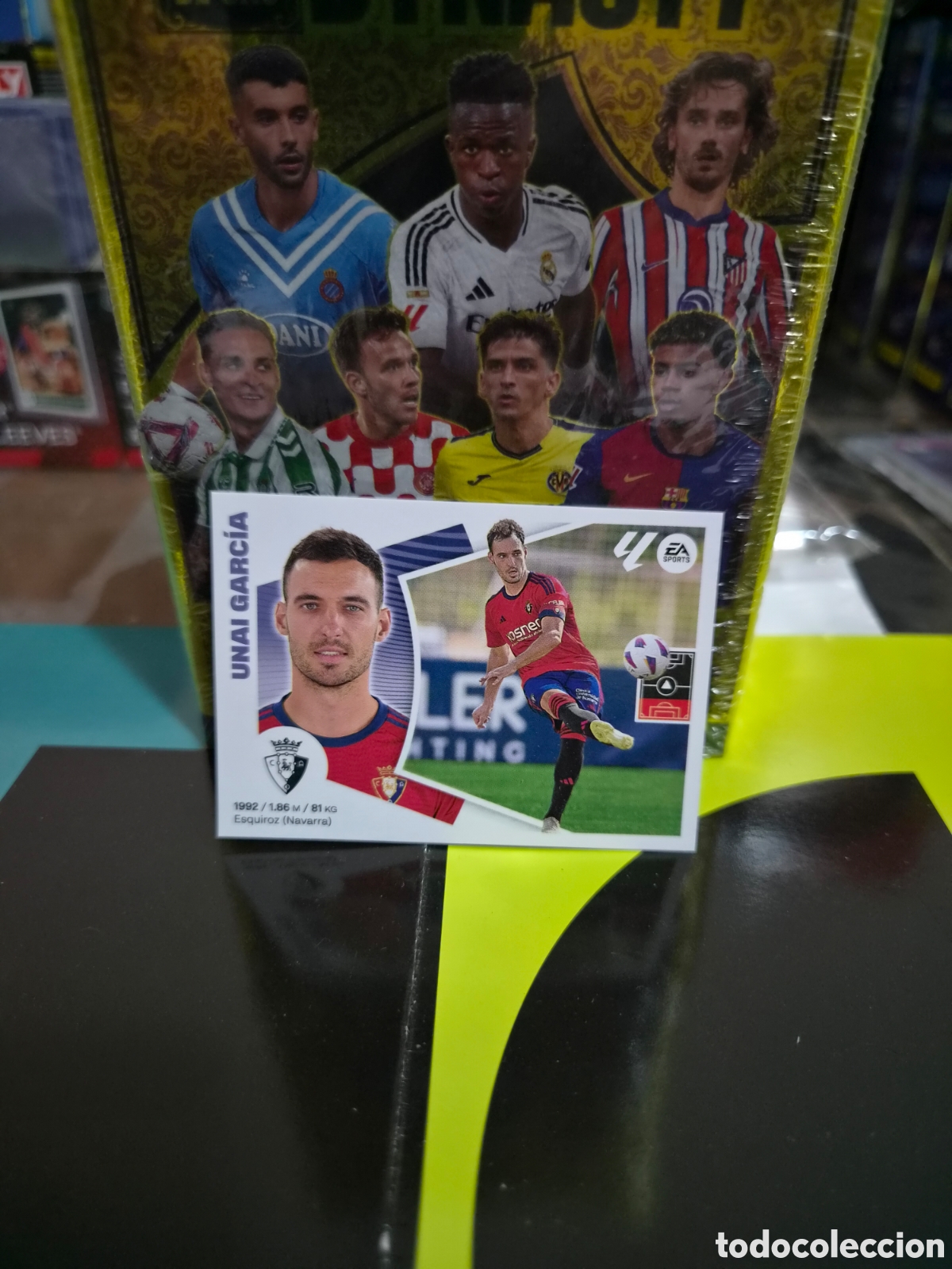 Fu&szlig;ball-Sticker: N&deg;8Bis Osasuna Unai Garc&iacute;a Liga Este 24/25
