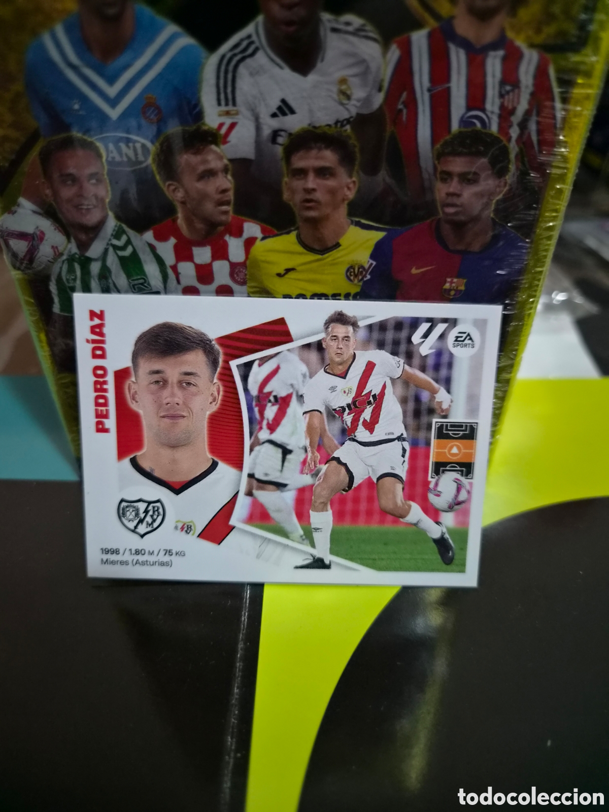 Fu&szlig;ball-Sticker: N&deg;14Bis Rayo Vallecano Pedro Diaz Liga Este 24/25