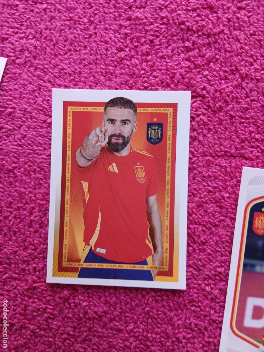 Fu&szlig;ball-Sticker: espa&ntilde;a 2026 15 carvajal selecci&oacute;n espa&ntilde;ola panini carrefour family mundial de futbol