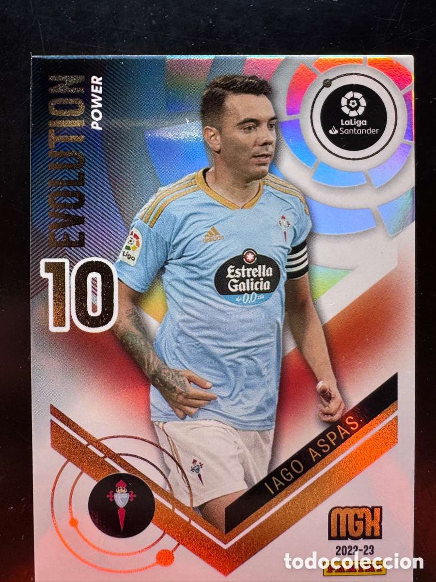 Fu&szlig;ball-Sticker: Iago Aspas P500 Nuevo Evolution Power Celta Megacracks 2022/23