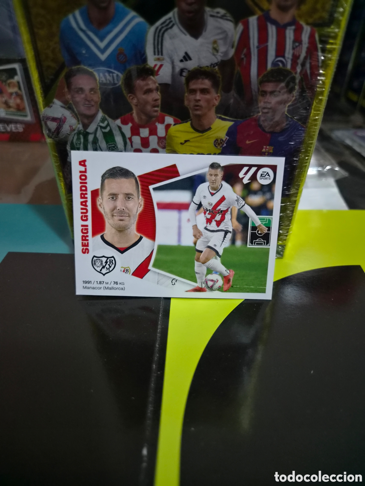 Fu&szlig;ball-Sticker: N&deg;19Bis Rayo Vallecano Sergi Guardiola Liga Este 24/25