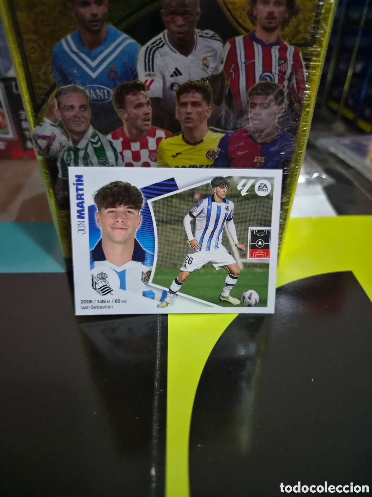 Fu&szlig;ball-Sticker: N&deg;8Bis Real Sociedad Martin Liga Este 24/25