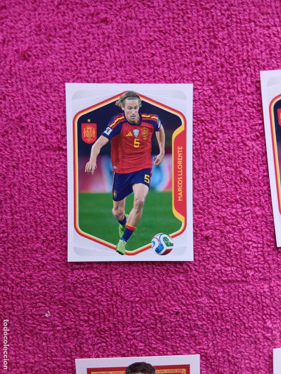 Fu&szlig;ball-Sticker: espa&ntilde;a 2026 17 marco llorente selecci&oacute;n espa&ntilde;ola panini carrefour family mundial de futbol
