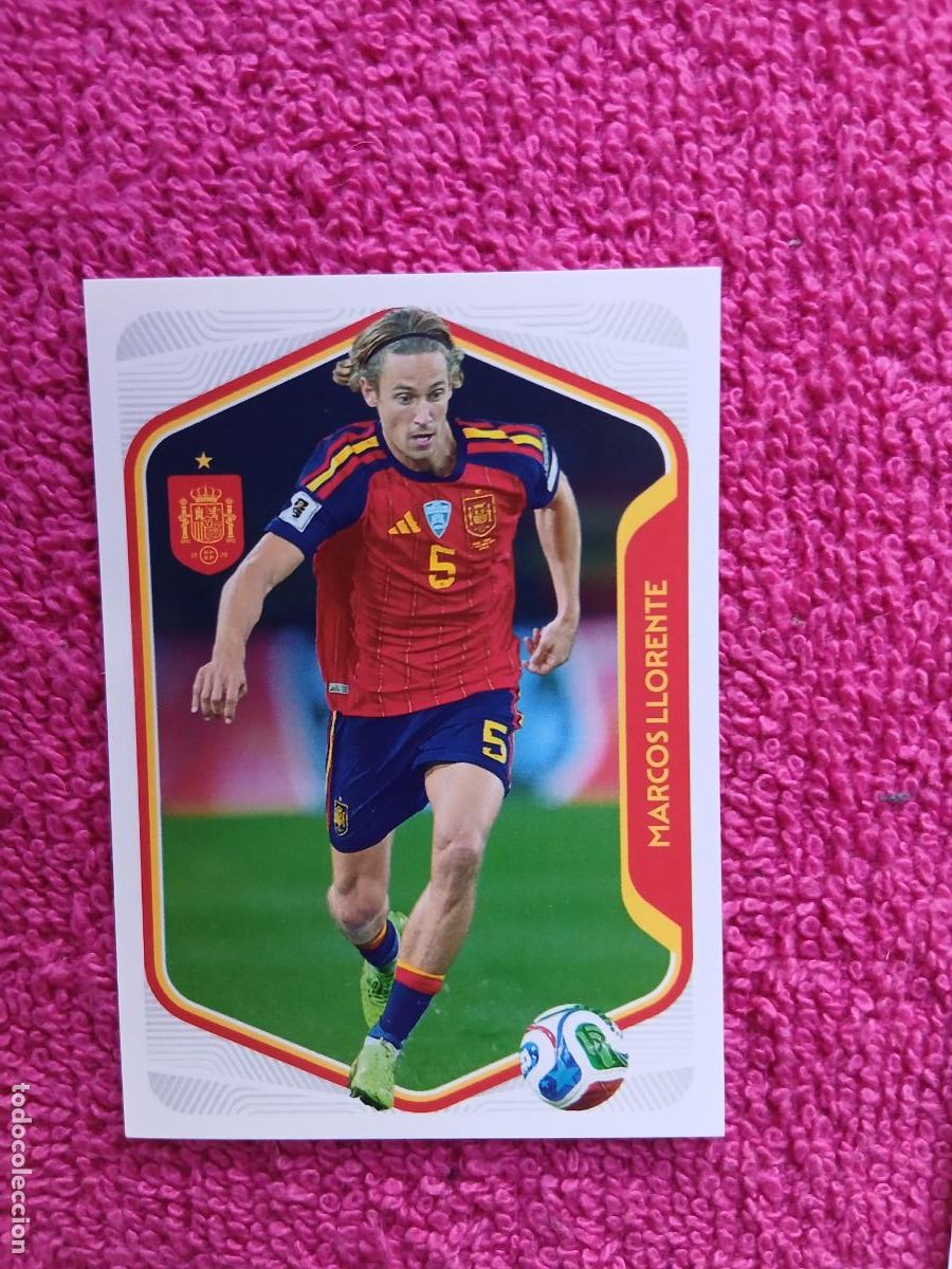 Fu&szlig;ball-Sticker: espa&ntilde;a 2026 17 marco llorente selecci&oacute;n espa&ntilde;ola panini carrefour family mundial de futbol