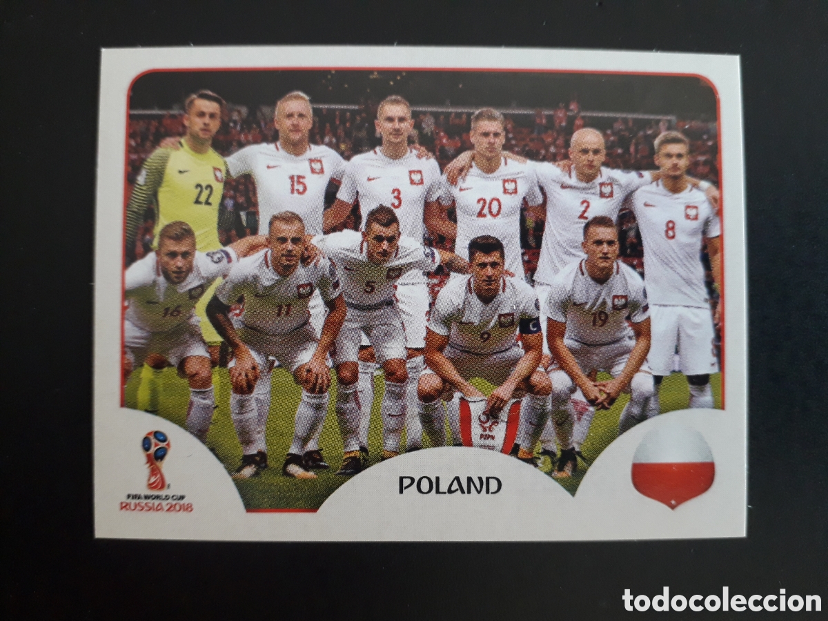 Fu&szlig;ball-Sticker: EQUIPO POLONIA MUNDIAL F&Uacute;TBOL RUSIA RUSSIA 2018 N&deg; 593 PANINI SIN PEGAR PEDIDO M&Iacute;NIMO 3&euro;