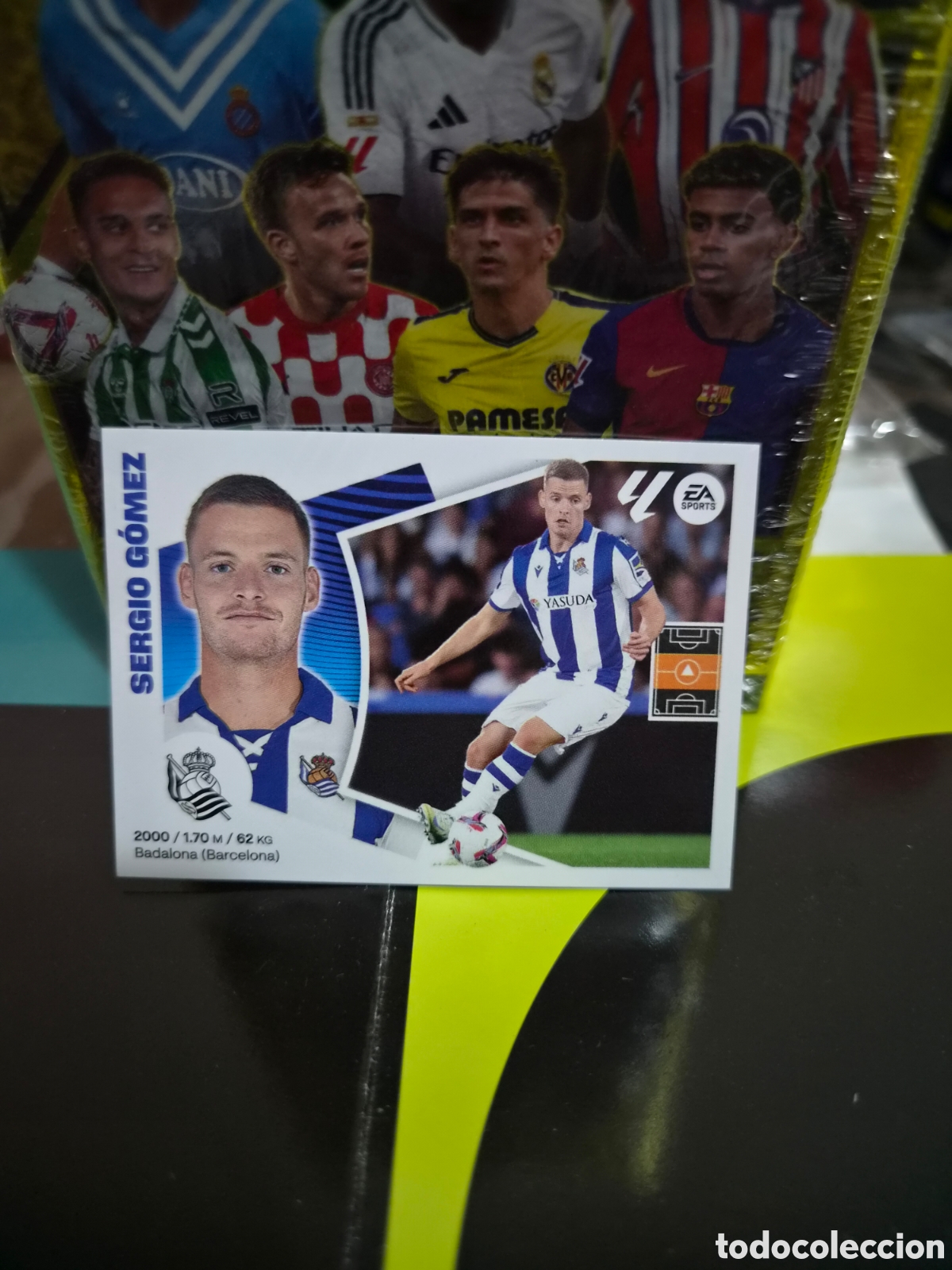 Fu&szlig;ball-Sticker: N&deg;13Bis Real Sociedad Sergio Gomez Liga Este 24/25