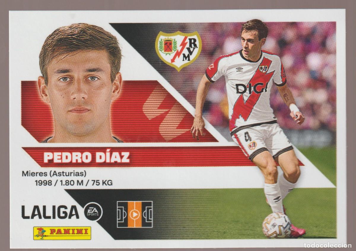 Fu&szlig;ball-Sticker: N&ordm; 11A Pedro Diaz - Rayo Vallecano Liga Este 26 27 Panini