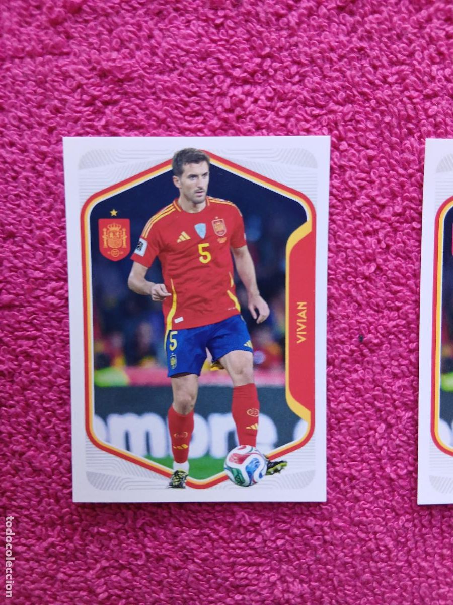 Figurine di Calcio: espa&ntilde;a 2026 18 vivi&aacute;n selecci&oacute;n espa&ntilde;ola panini carrefour family mundial de futbol