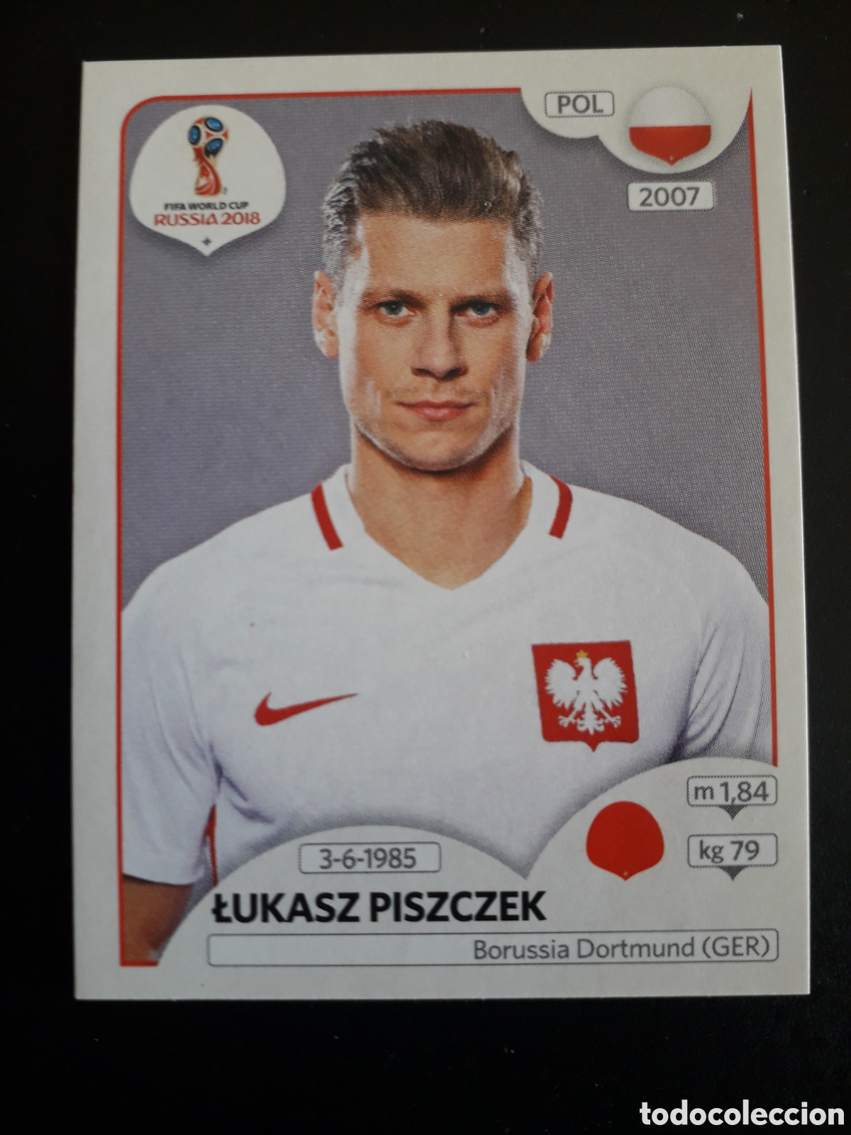Figurine di Calcio: PISZCZEK POLONIA MUNDIAL F&Uacute;TBOL RUSIA RUSSIA 2018 N&deg; 596 PANINI SIN PEGAR PEDIDO M&Iacute;NIMO 3&euro;