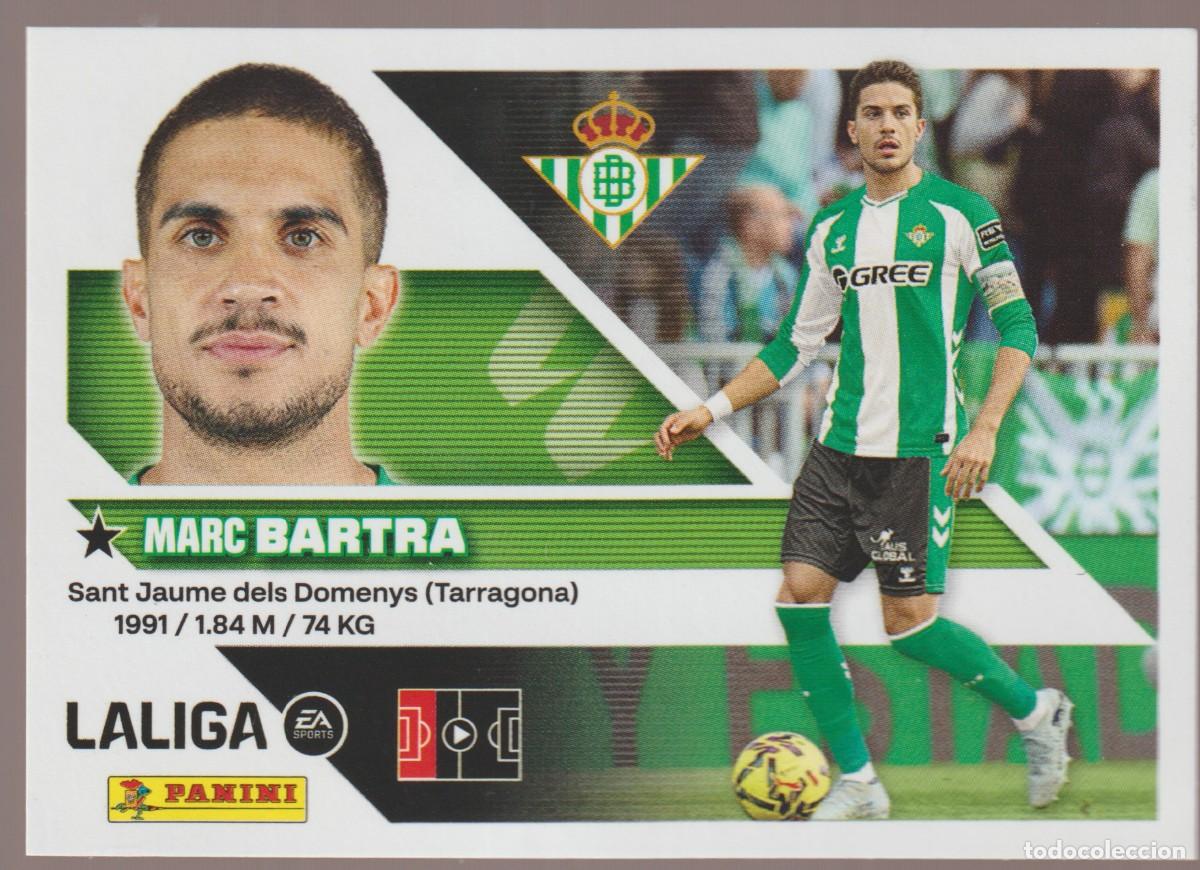 Figurine di Calcio: N&ordm; 7 Marc Bartra - Betis Liga Este 26 27 Panini