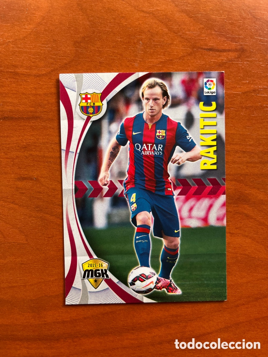 Figurine di Calcio: RAKITIC BARCELONA PANINI MGK MEGACRACKS 2015 15 16 CROMO 68 ORIGINAL TRADING CARD