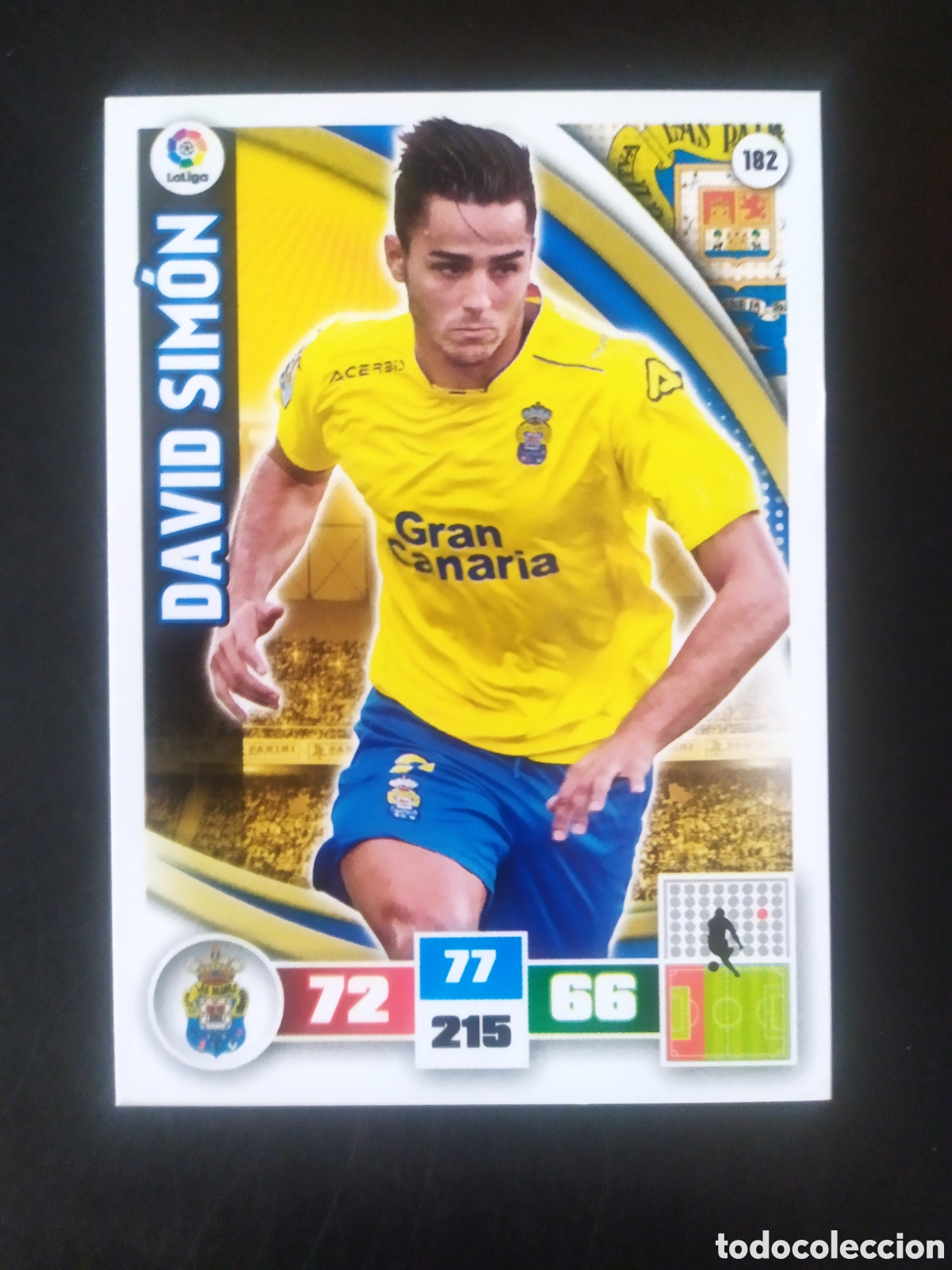 Figurine di Calcio: Adrenalyn 2015 2016 15 16 panini David Sim&oacute;n n&deg; 182 Las Palmas