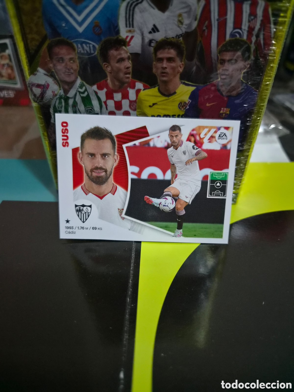 Figurine di Calcio: N&deg;17Bis Sevilla Suso Liga Este 24/25