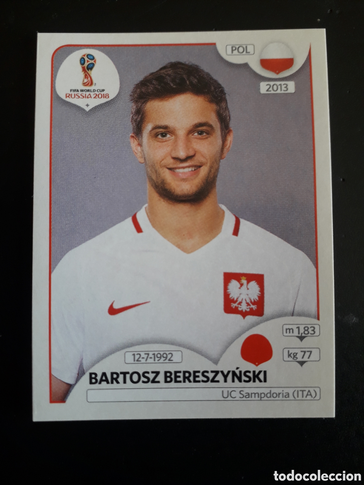 Figurine di Calcio: BERESZYŃSKI POLONIA MUNDIAL F&Uacute;TBOL RUSIA RUSSIA 2018 N&deg; 600 PANINI SIN PEGAR PEDIDO M&Iacute;NIMO 3&euro;.