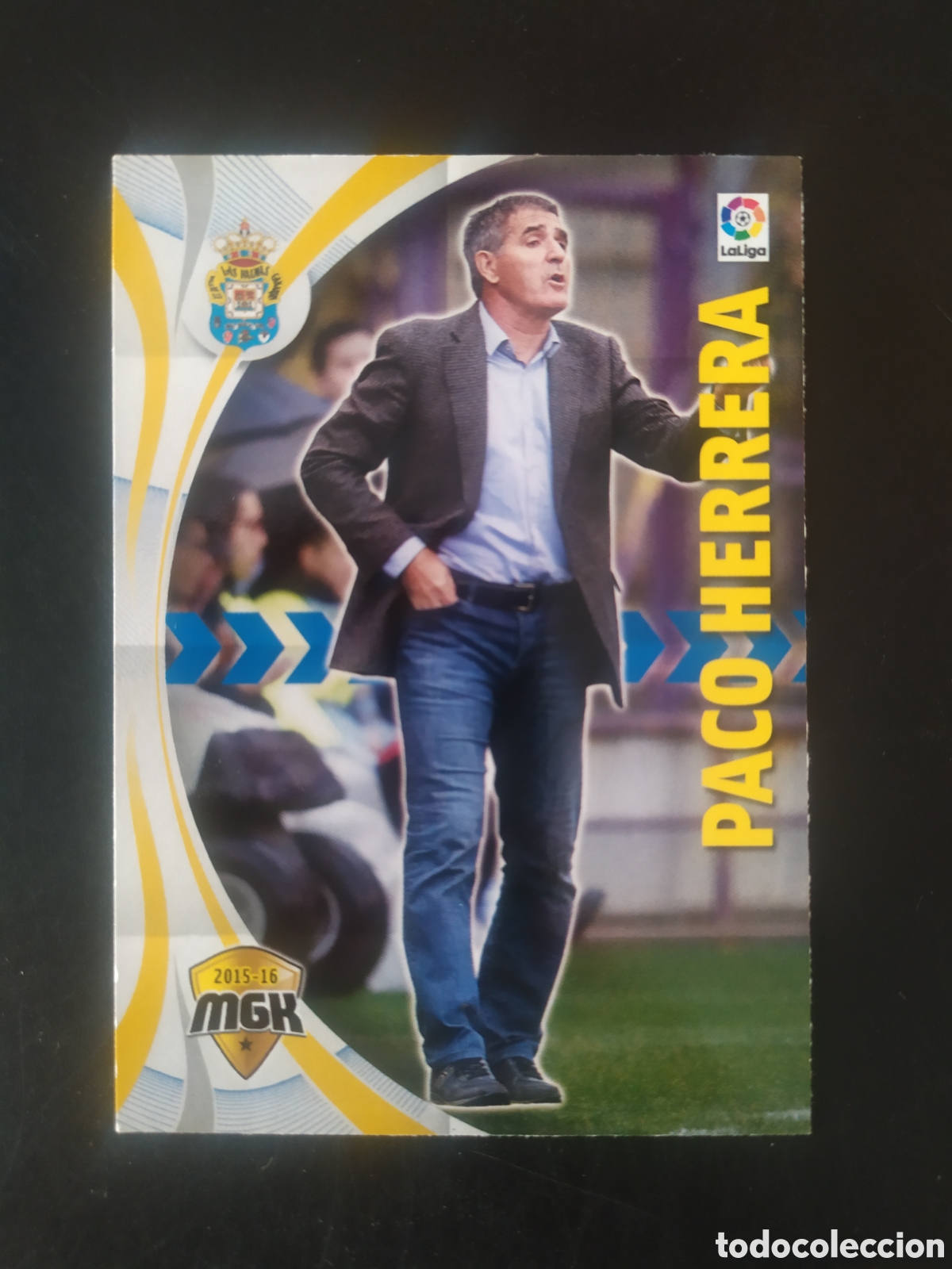 Figurine di Calcio: Megacracks 2015 2016 15 16 panini Paco Herrera n&deg; 272 Las Palmas