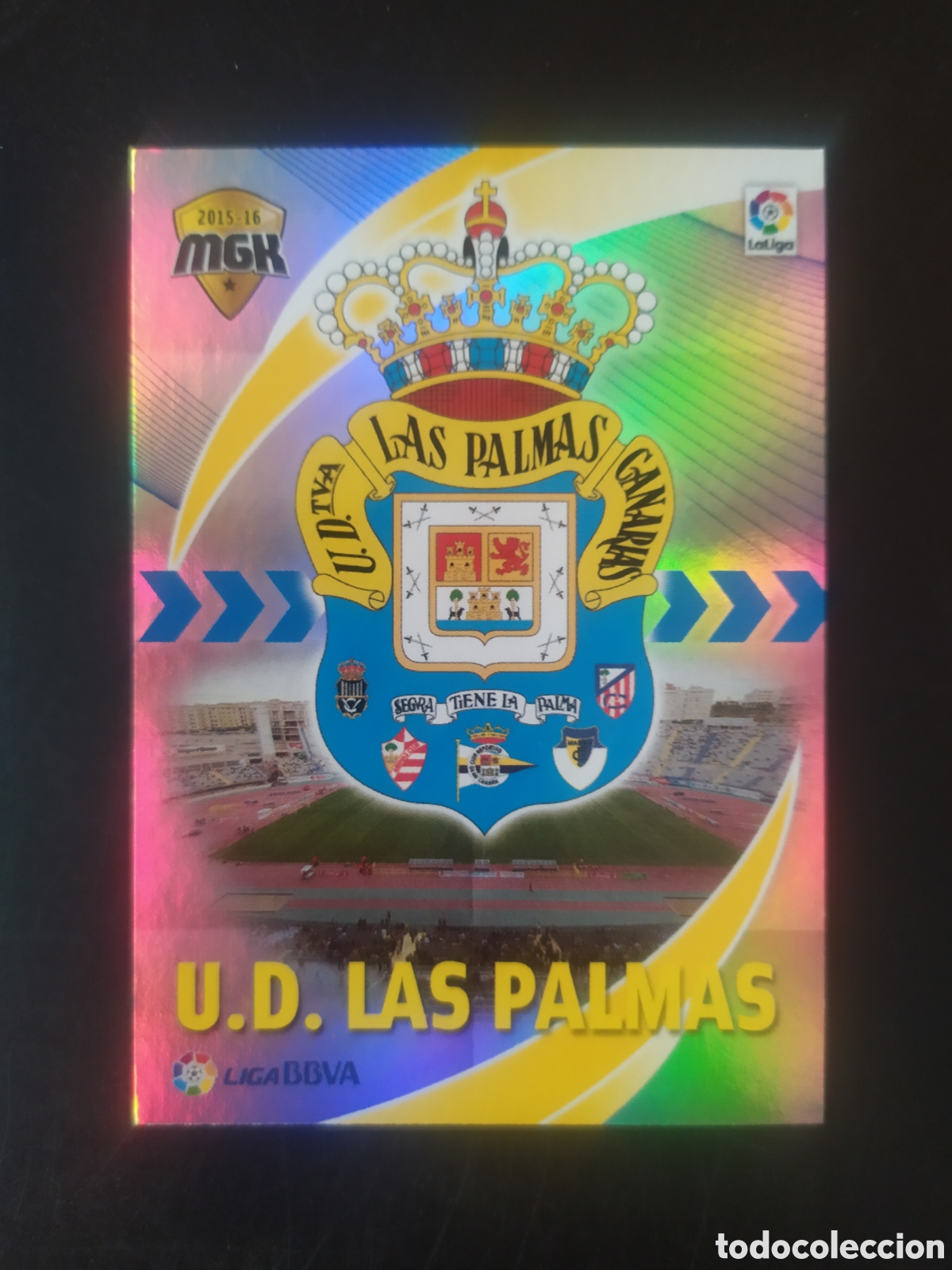 Figurine di Calcio: Megacracks 2015 2016 15 16 panini escudo n&deg; 271 Las Palmas