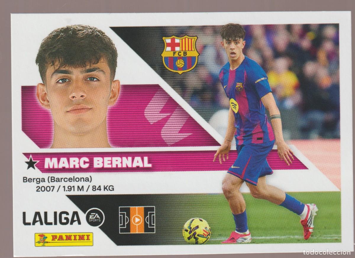 Figurine di Calcio: N&ordm; 14 Marc Bernal - Barcelona Liga Este 26 27 Panini
