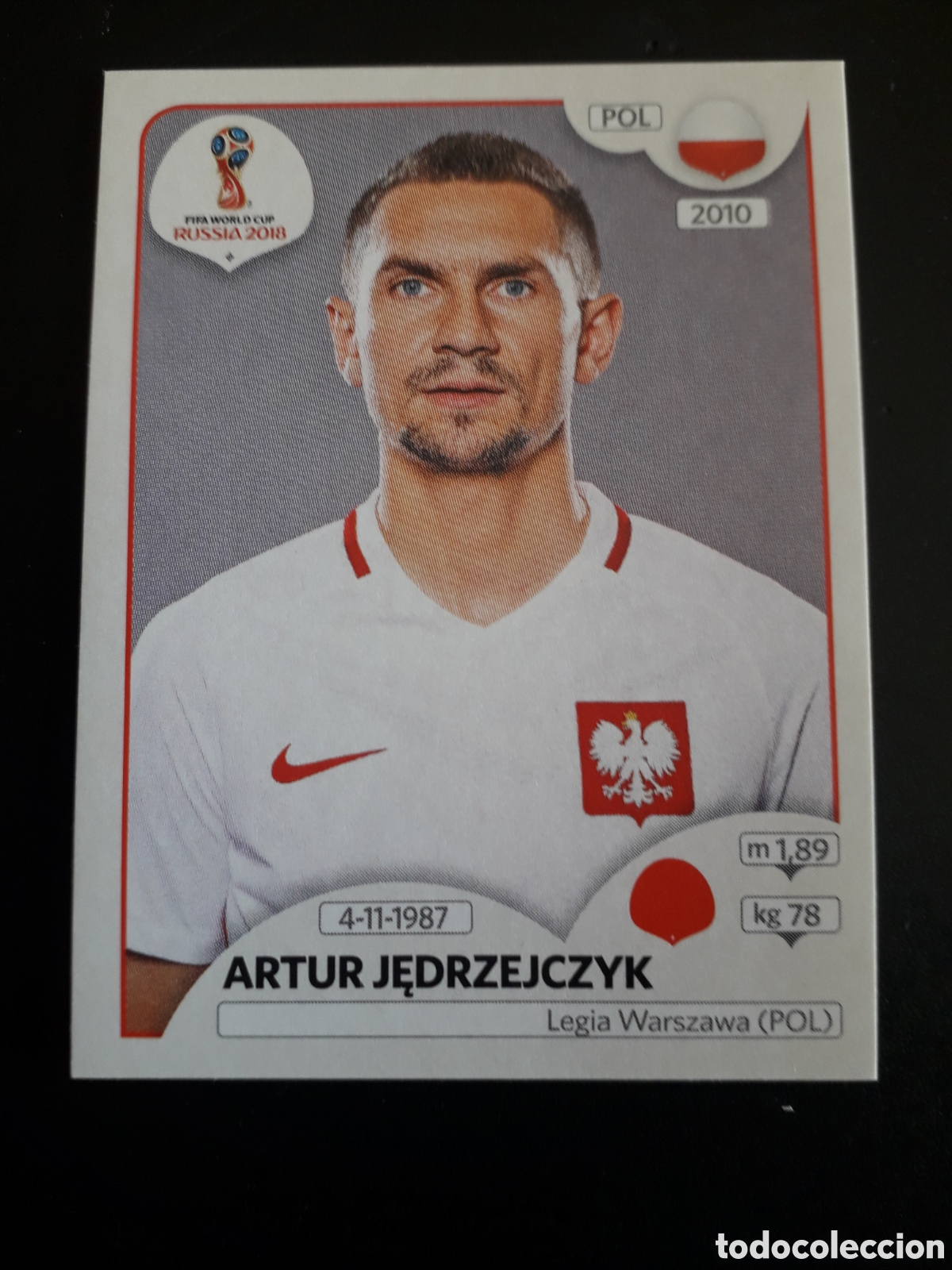 Figurine di Calcio: JĘDRZEJCZYK POLONIA MUNDIAL F&Uacute;TBOL RUSIA RUSSIA 2018 N&deg; 601 PANINI SIN PEGAR PEDIDO M&Iacute;NIMO 3&euro;.