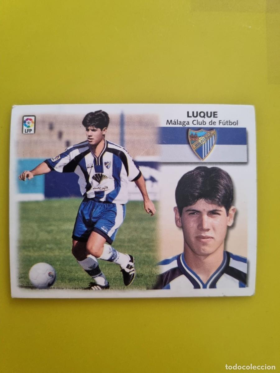 Figurine di Calcio: CROMO LIGA ESTE 99 00 1999 2000 NUNCA PEGADO SIN PEGAR LUQUE MALAGA N&ordm;5 BIS FICHAJES AR826