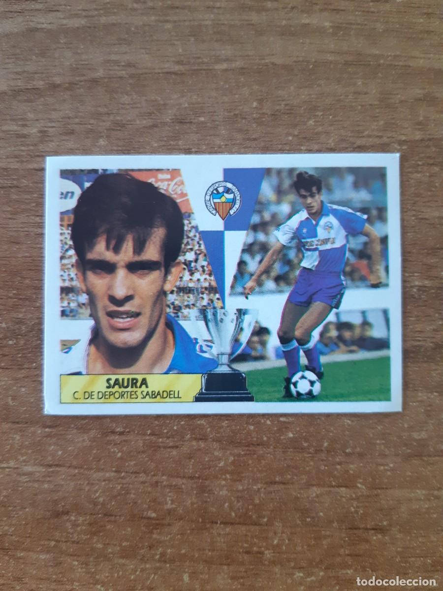 Figurine di Calcio: Saura (Sabadell) liga 87-88 ESTE. Nunca pegado, NUEVO