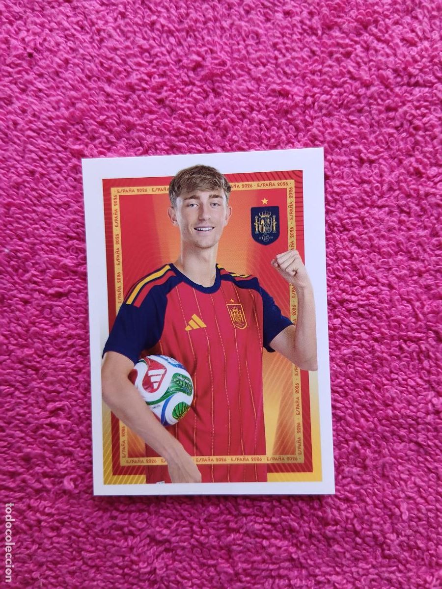 Football Stickers: espa&ntilde;a 2026 21 huijsen selecci&oacute;n espa&ntilde;ola panini carrefour family mundial de futbol
