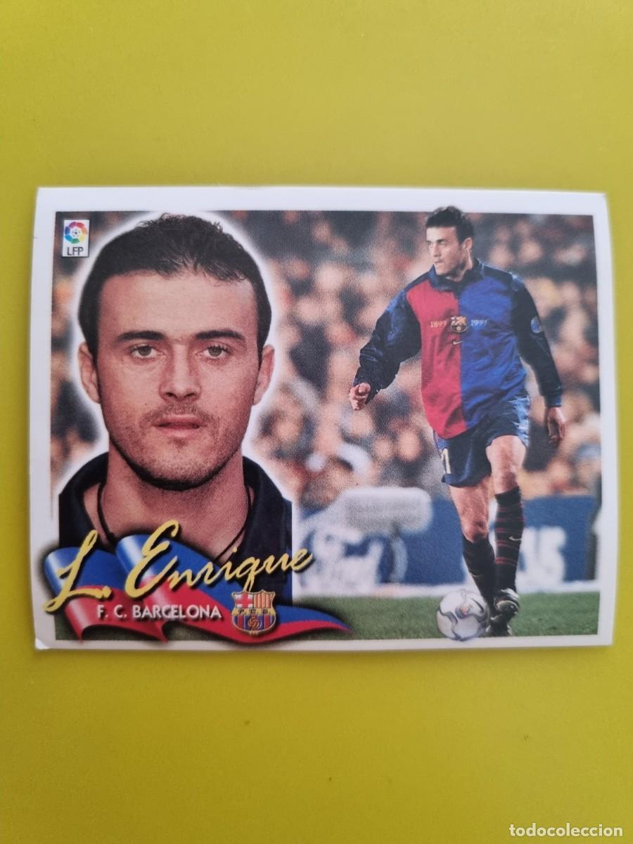 Football Stickers: CROMO LIGA ESTE 00 01 2000 2001 NUNCA PEGADO SIN PEGAR LUIS ENRIQUE BARCELONA AR826