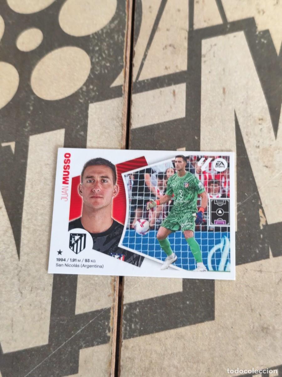 Cromos de f&uacute;tbol: Musso N&deg; 4 Bis Coloca Atletico de Madrid Liga Este 24/25 sin pegar
