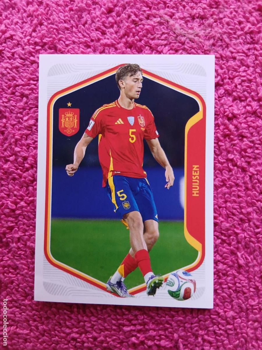 Cromos de f&uacute;tbol: espa&ntilde;a 2026 22 huijsen selecci&oacute;n espa&ntilde;ola panini carrefour family mundial de futbol