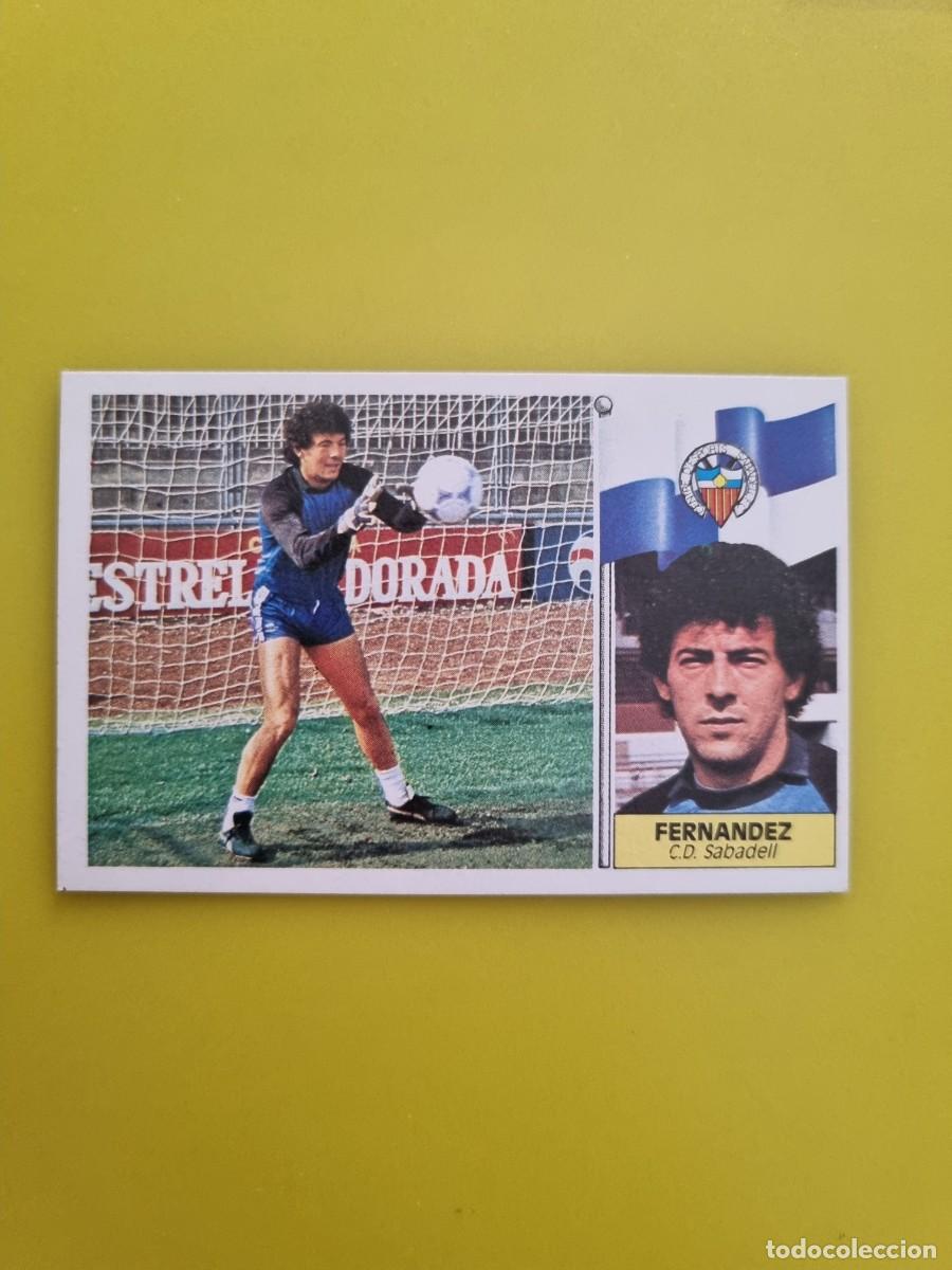 Cromos de f&uacute;tbol: CROMO LIGA ESTE 86 87 1986 1987 FERNANDEZ SABADELL AR826