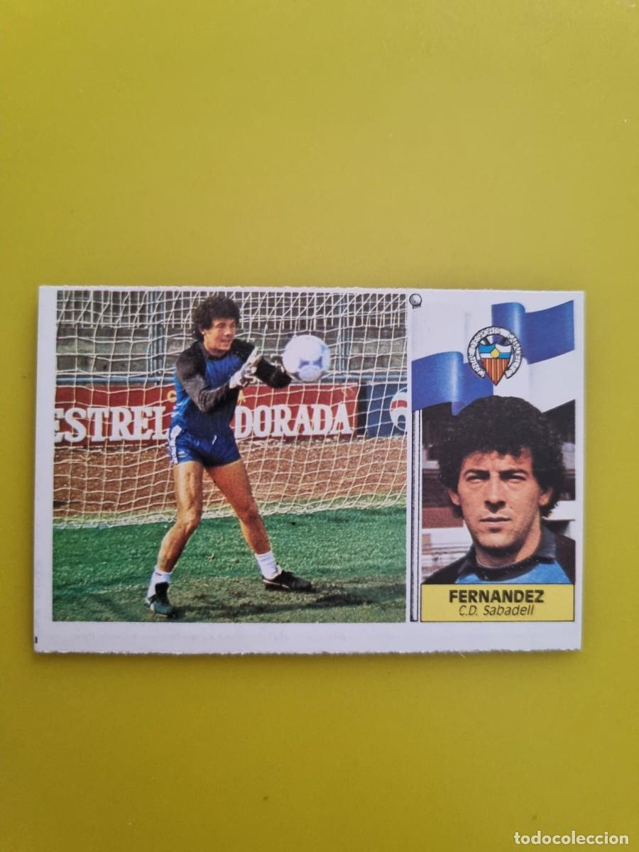 Cromos de f&uacute;tbol: CROMO LIGA ESTE 86 87 1986 1987 FERNANDEZ SABADELL AR826