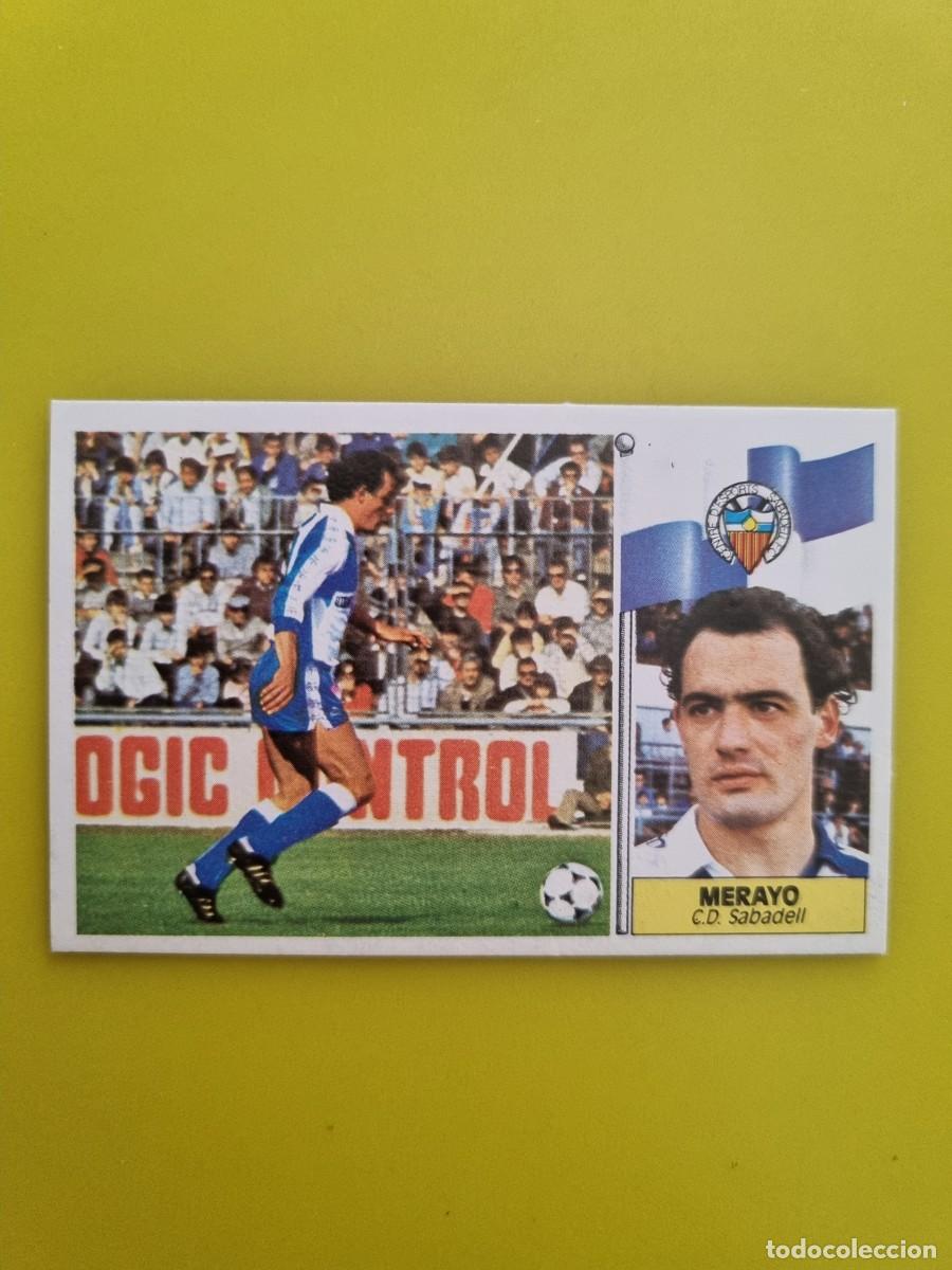 Cromos de f&uacute;tbol: CROMO LIGA ESTE 86 87 1986 1987 MERAYO SABADELL AR826