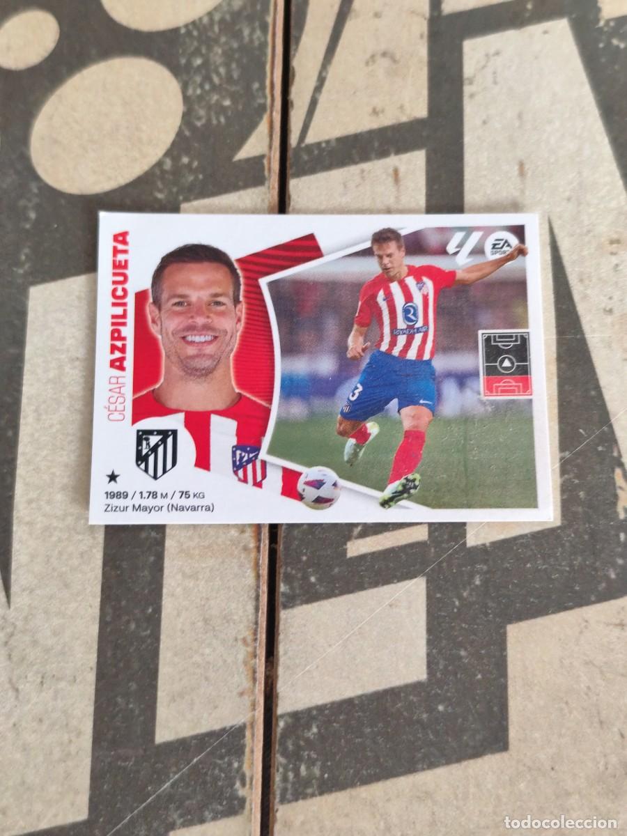 Cromos de f&uacute;tbol: Azpilicueta N&deg; 6 Atletico de Madrid Liga Este 24/25 sin pegar