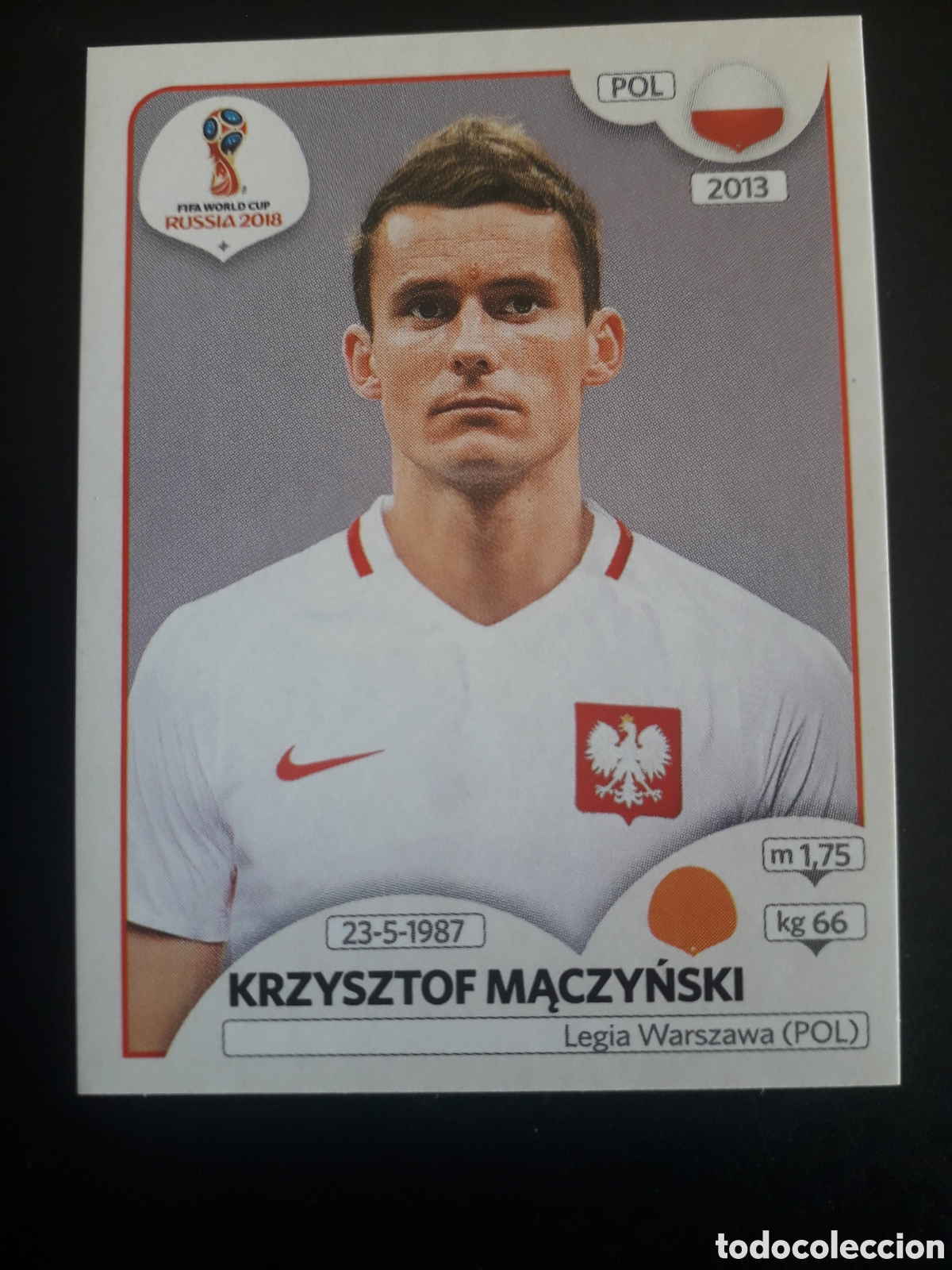Cromos de f&uacute;tbol: MĄCZYŃSKI POLONIA MUNDIAL F&Uacute;TBOL RUSIA RUSSIA 2018 N&deg; 606 PANINI SIN PEGAR PEDIDO M&Iacute;NIMO 3&euro;