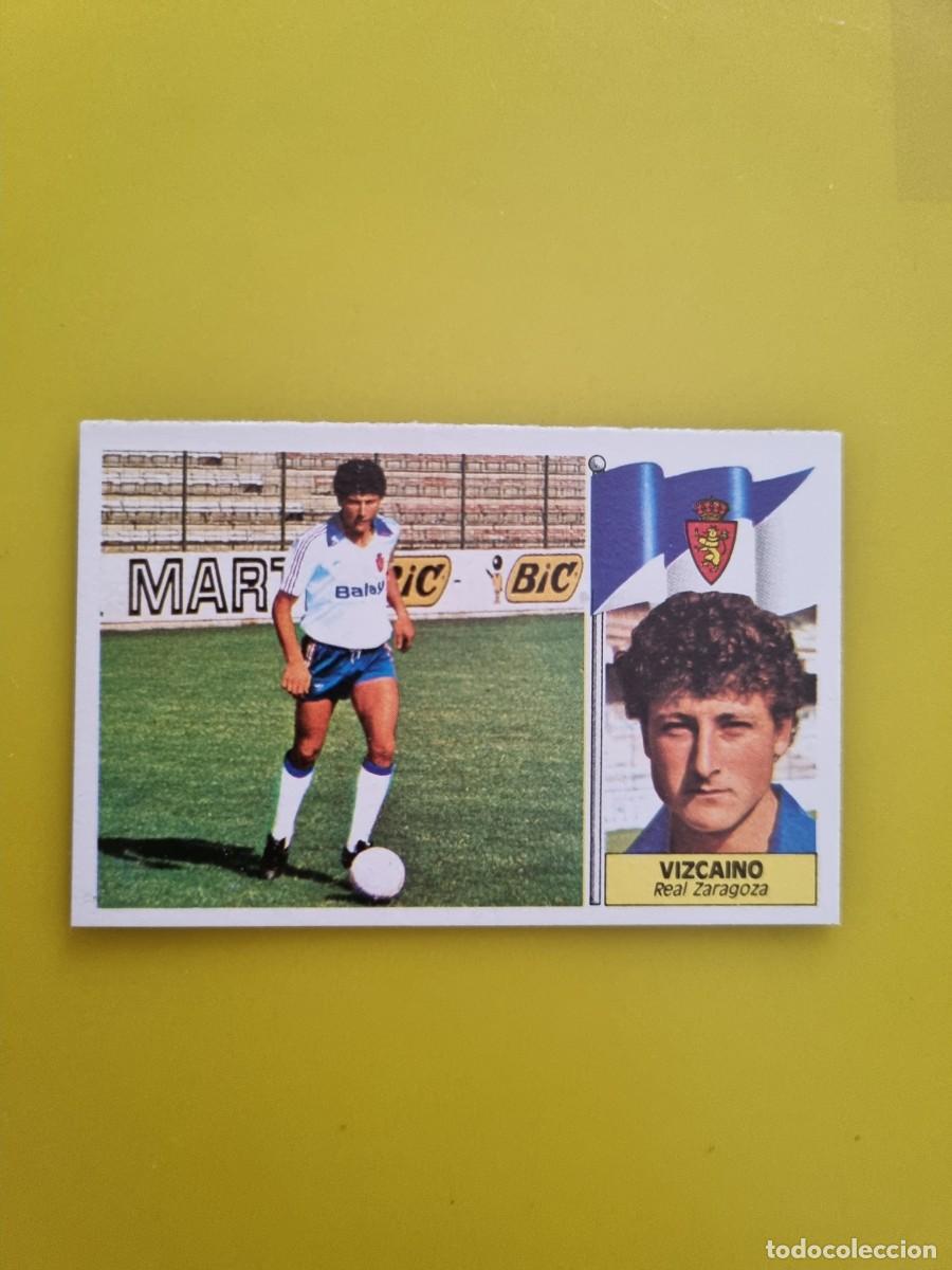 Cromos de f&uacute;tbol: CROMO LIGA ESTE 86 87 1986 1987 VIZCANINO N&ordm;9 ULTIMOS FICHAJES REAL ZARAGOZA AR826