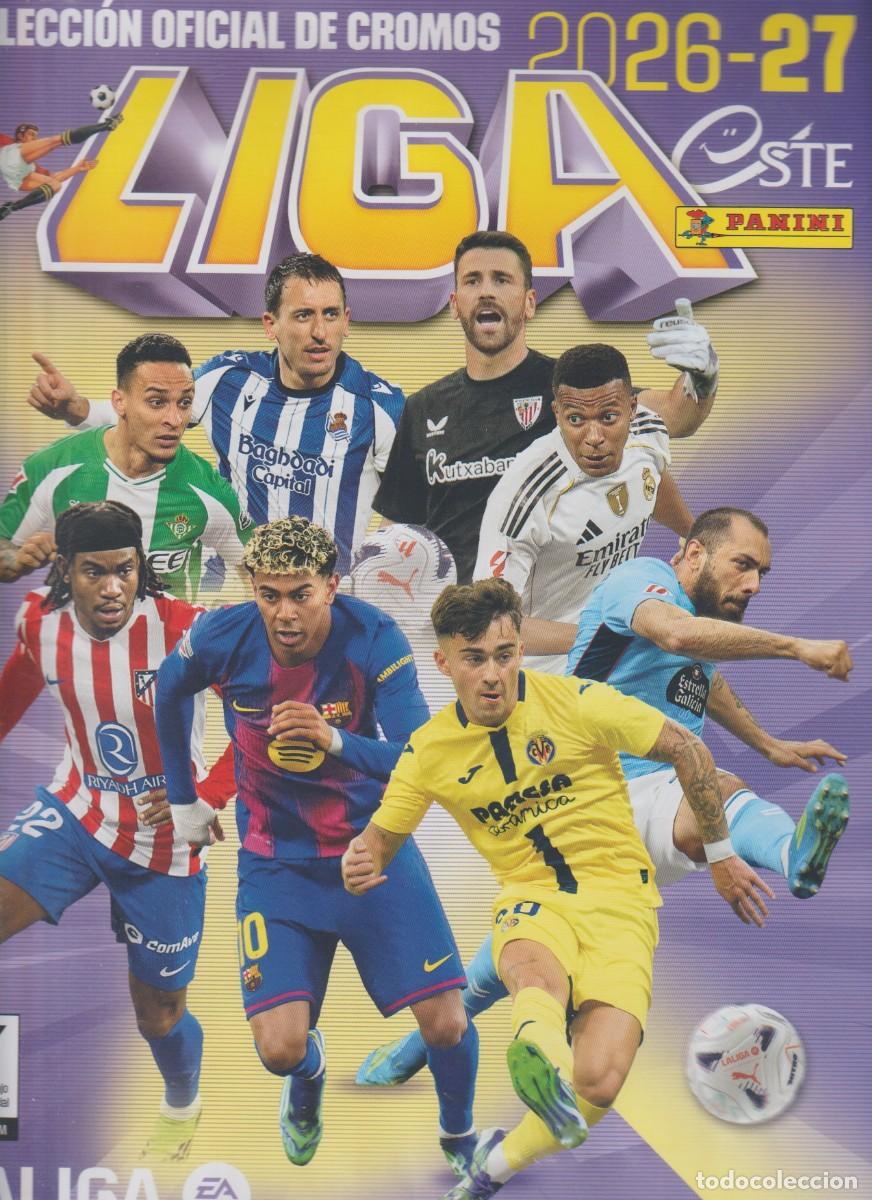 Cromos de f&uacute;tbol: Album Panini Liga Este de futbol 26 27 completamente nuevo a estrenar
