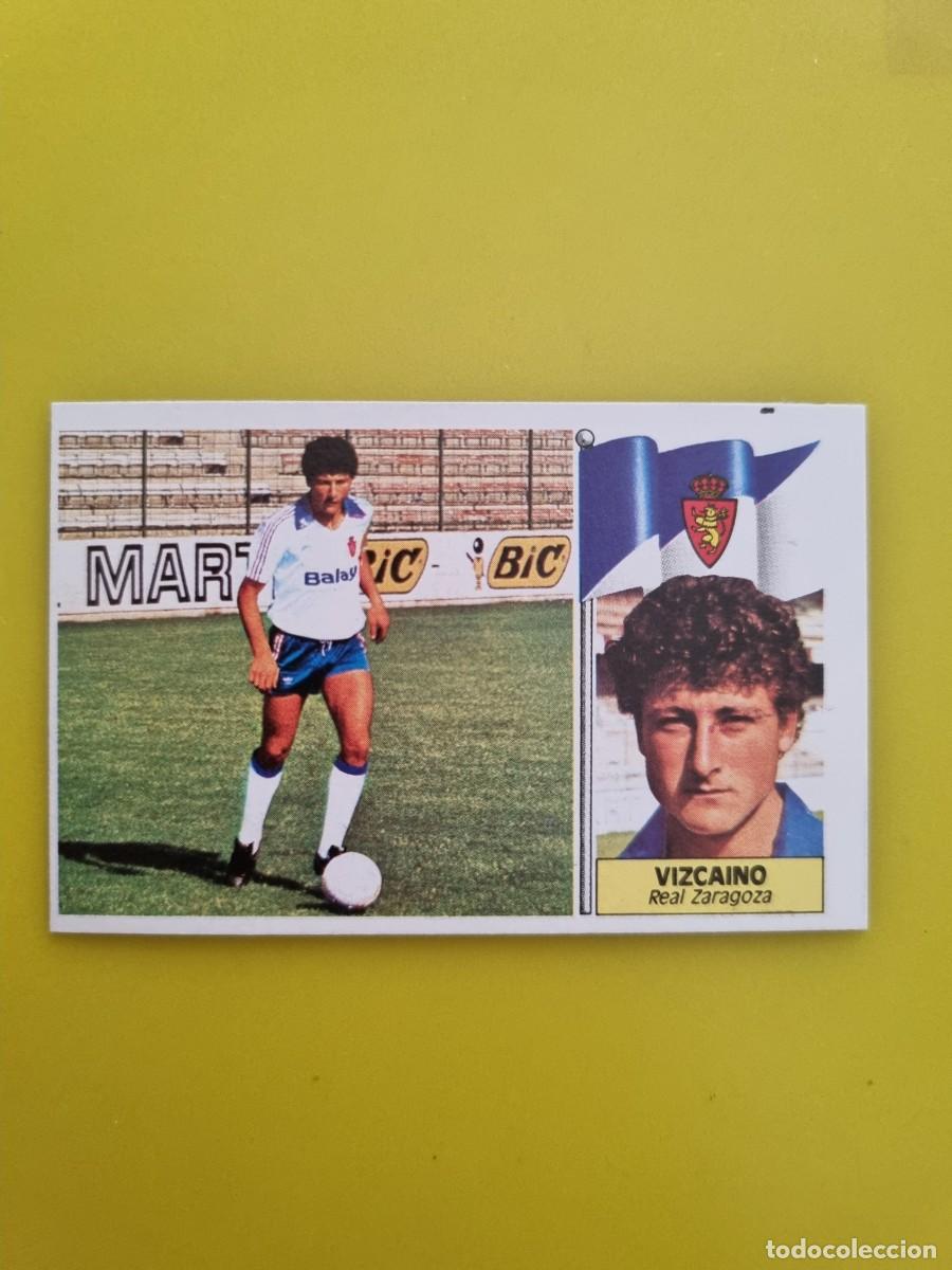 Cromos de f&uacute;tbol: CROMO LIGA ESTE 86 87 1986 1987 VIZCANINO N&ordm;9 ULTIMOS FICHAJES REAL ZARAGOZA AR826