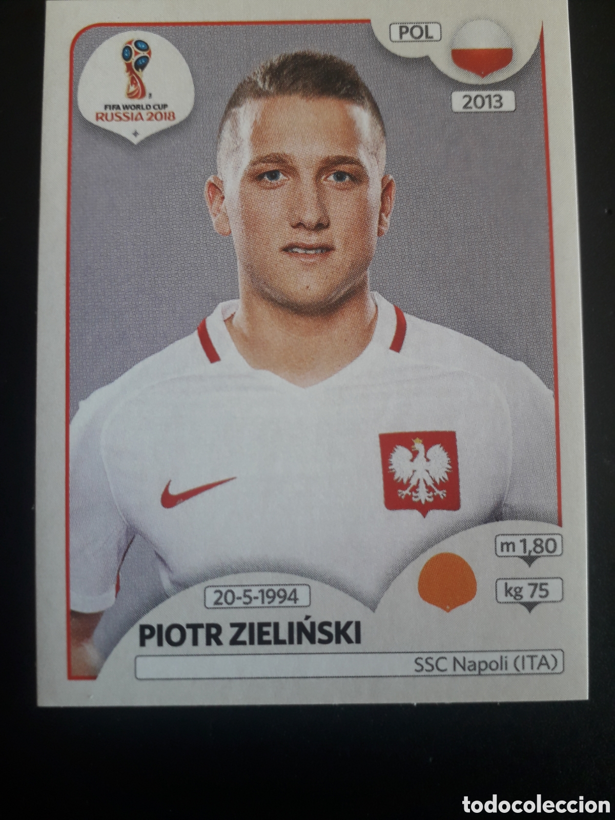 Cromos de f&uacute;tbol: PIOTR ZIELINSKI POLONIA MUNDIAL F&Uacute;TBOL RUSIA RUSSIA 2018 N&deg; 607 PANINI SIN PEGAR, PEDIDO M&Iacute;NIMO 3&euro;.
