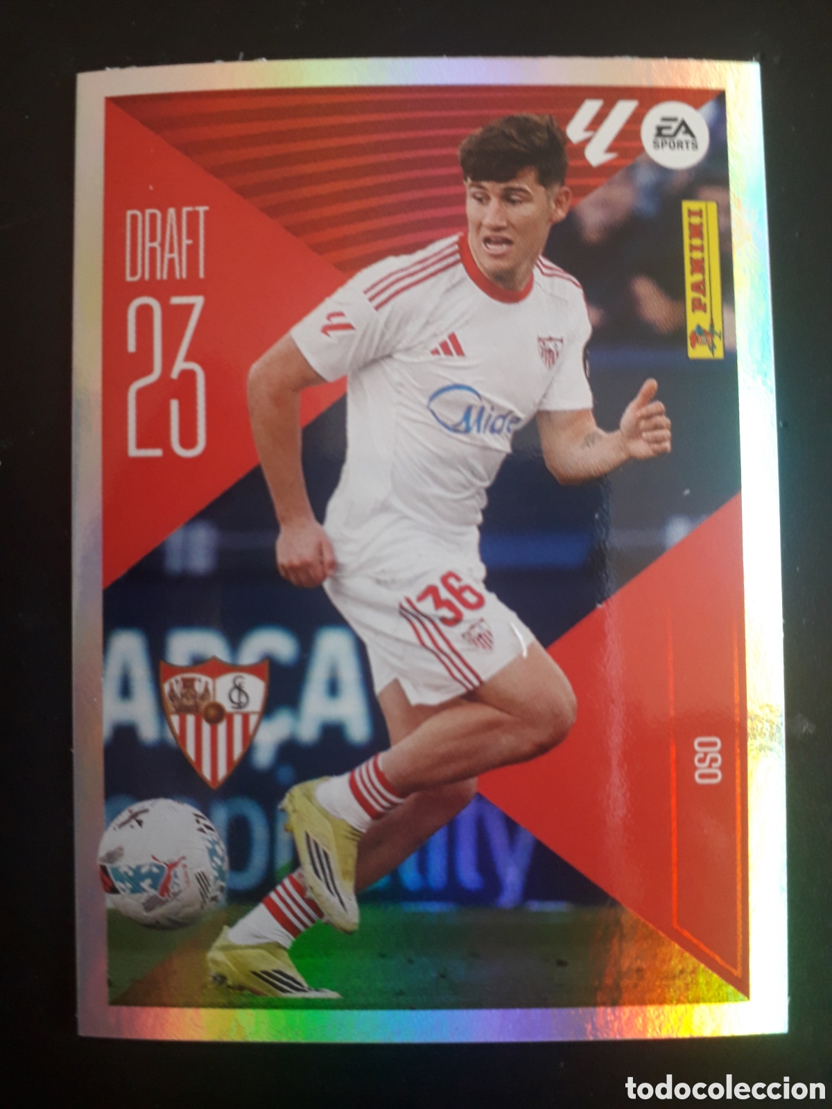 Cromos de f&uacute;tbol: OSO, SEVILLA DRAFT 23 N&deg; 17 ED ESTE 2026 2027 26 27 SIN PEGAR PEDIDO M&Iacute;NIMO 3&euro;.