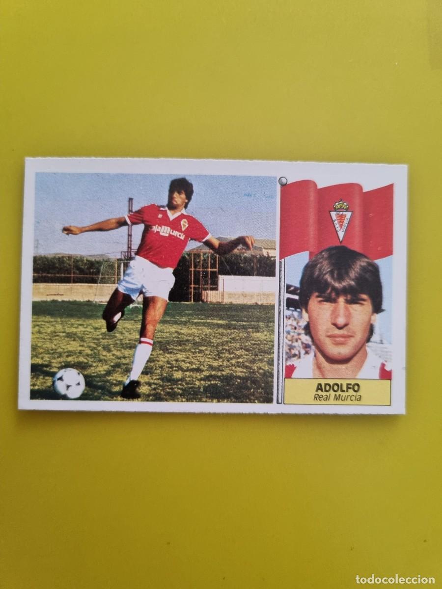 Football Stickers: CROMO LIGA ESTE 86 87 1986 1987 NUNCA PEGADO SIN PEGAR ADOLFO REAL MURCIA AR826
