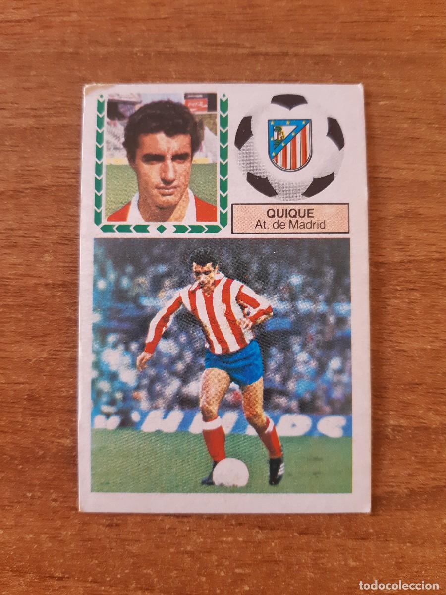 Cromos de Futebol: Quique (Atl&eacute;tico Madrid) Liga 83-84 ESTE. Nunca pegado, sin pegar
