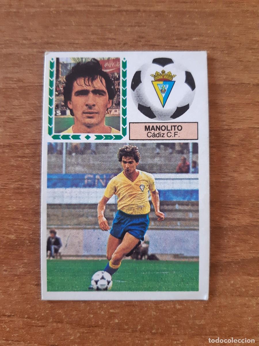 Cromos de Futebol: Manolito (C&aacute;diz) Liga 83-84 ESTE. Nunca pegado, sin pegar