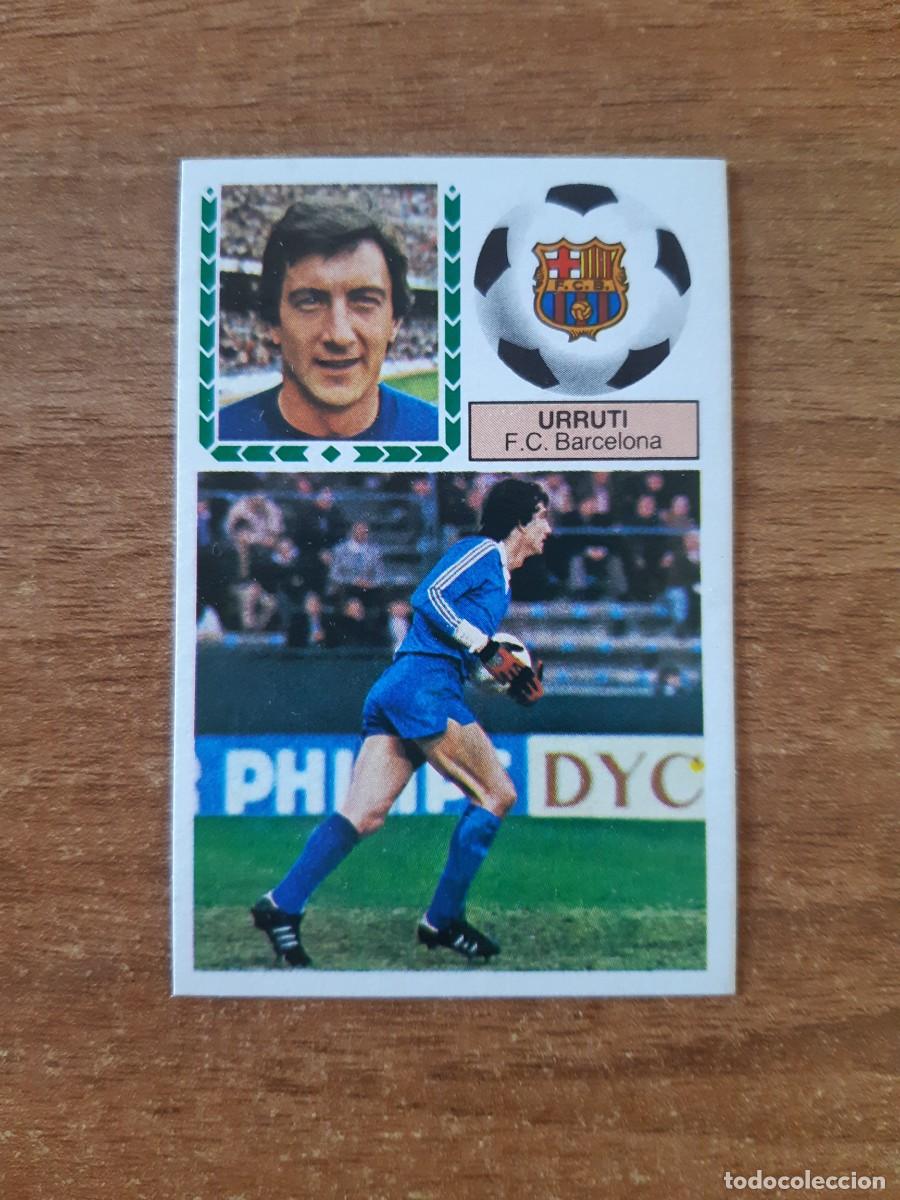 Cromos de Futebol: Urruti (Barcelona) Liga 83-84 ESTE. Nunca pegado, sin pegar