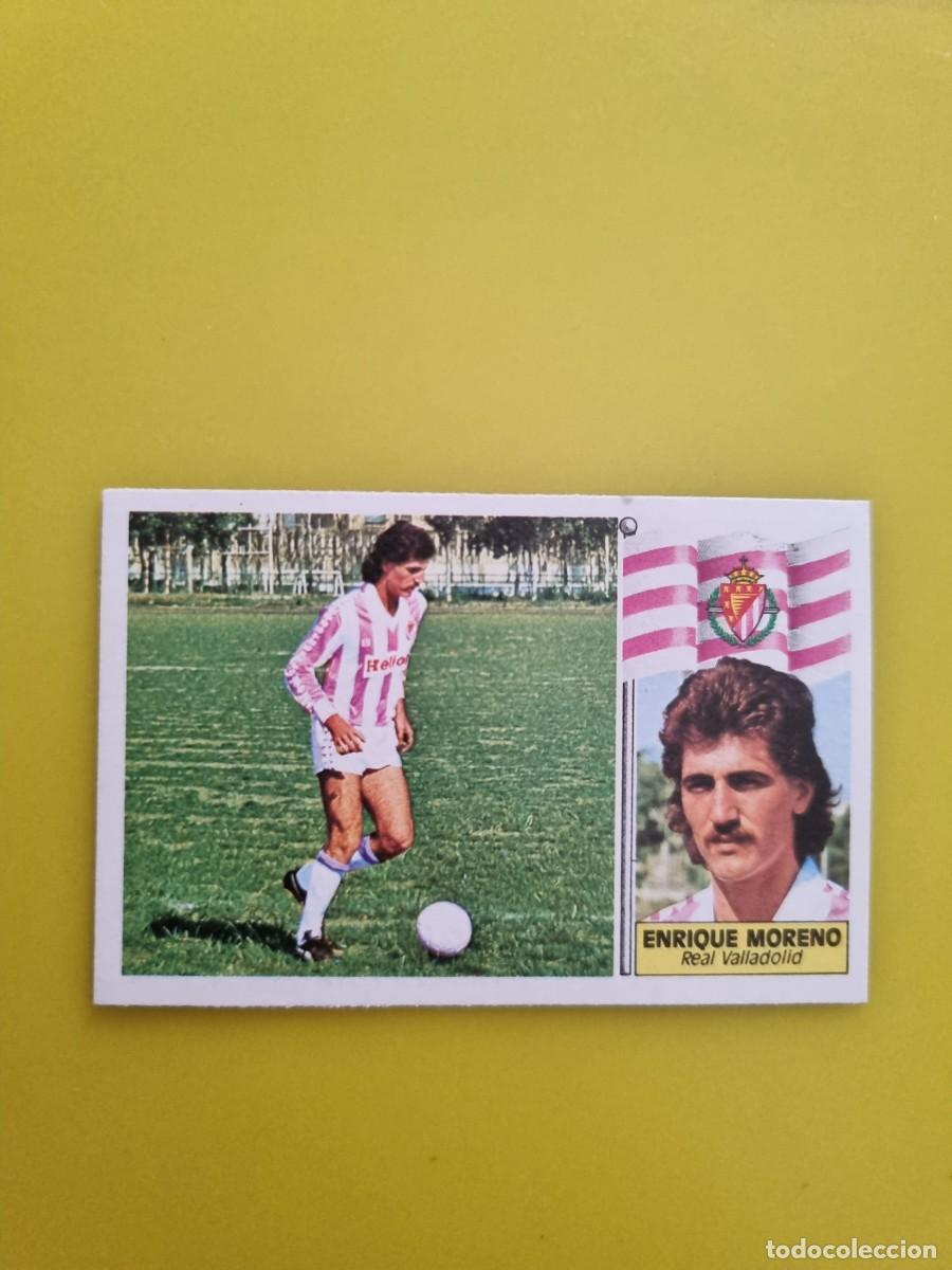 Cromos de f&uacute;tbol: CROMO LIGA ESTE 86 87 1986 1987 ENRIQUE MORENO VALLADOLID N&ordm;8 ULTIMOS FICHAJES AR826