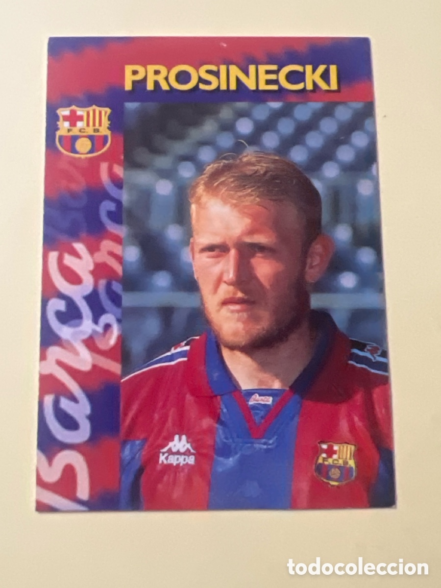 Cromos de Futebol: C8656. 111 PROSINECKI (FC BARCELONA) - CROMO COLECCION OFICIAL FC BARCELONA PANINI 96-97 1996 1997