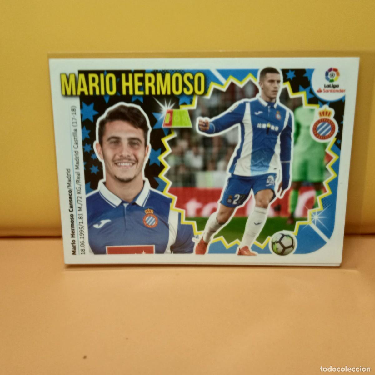 Fu&szlig;ball-Sticker: EDICIONES ESTE 2018 2019 18 19 R.C.D ESPANYOL MARIO HERMOSO 6