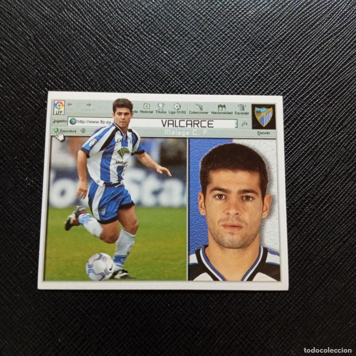 Cromos de f&uacute;tbol: VALCARCE MALAGA ESTE 2001 2002 CROMO FUTBOL 01 02 LIGA - SIN PEGAR - A67 PG163