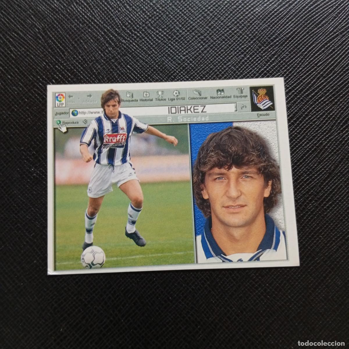 Cromos de f&uacute;tbol: IDIAKEZ REAL SOCIEDAD ESTE 2001 2002 CROMO FUTBOL 01 02 LIGA - SIN PEGAR - A67 PG163